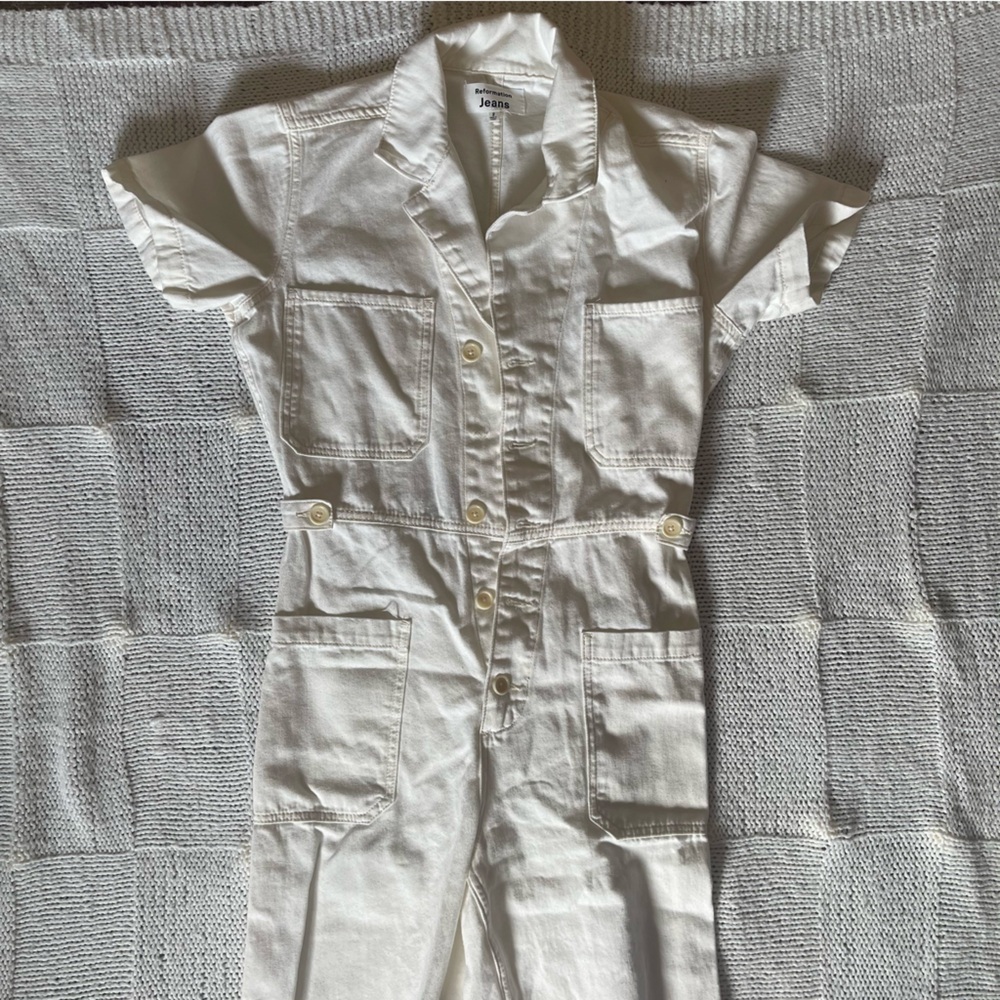 Reformation Morgan Twill Jumpsuit